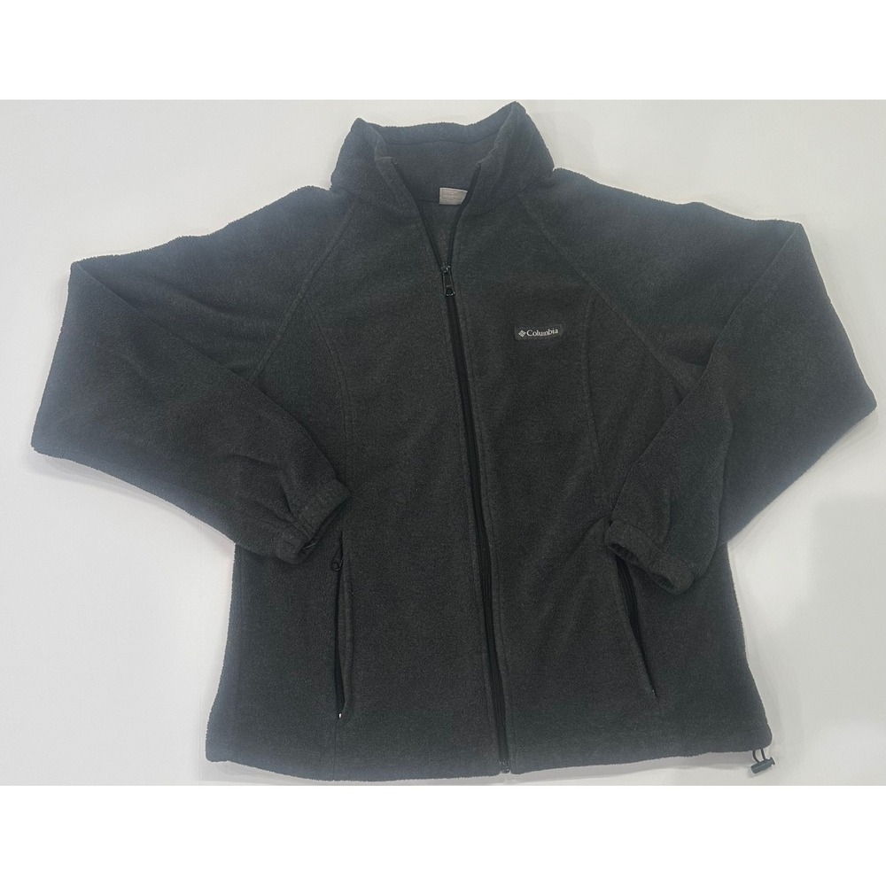 Columbia Benton Springs Full Zip Fleece Jacket Charcoal Gray WL6439 XL